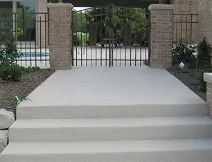 Entryways resurfacing project by R&L Spray Deck in Houston