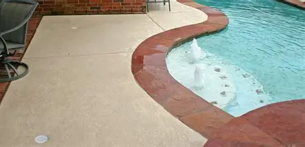 Pool Decks resurfacing project by R&L Spray Deck in Houston