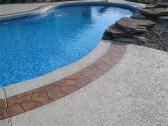 Pool Decks resurfacing project by R&L Spray Deck in Houston