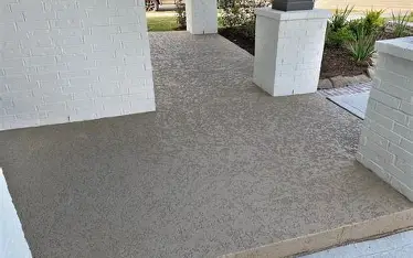 Entryways resurfacing project by R&L Spray Deck in Houston
